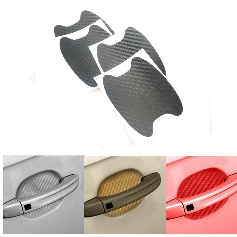 4 car door handle protective film 3D sticker for Jaguar XF XJ XJS XK S-TYPE X-TYPE XJ8 XJL XJ6 XKR XK8 X320 X308 | Автомобили и