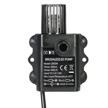 

USB Mini Submersible Pump DC12V 10W Flow Adjustment Function 400L/H Lift 4.5m Y4QC