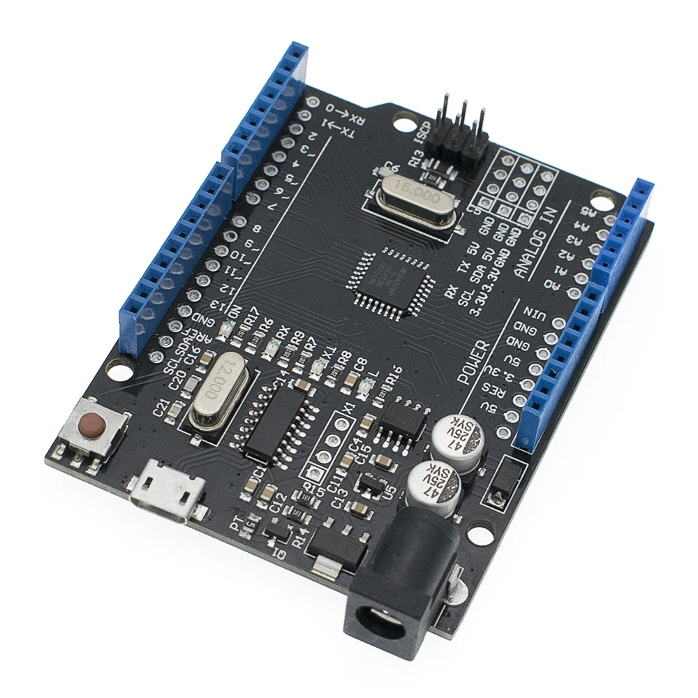 UNO R3 CH340G+ MEGA328P SMD чип 16 МГц для Arduino UNO R3 макетная плата USB кабель aega328p один комплект