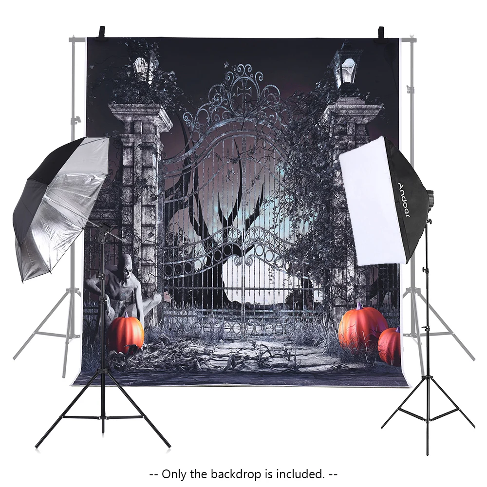 2.1* 1.5m Halloween Backdrop Photography Background Photo Studio For Kids Children Night Party For DSLR Camera Photo Studio