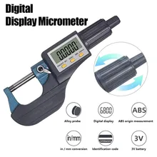 

LCD Digital Ruler Electronic Mechanical Micrometer 0-25mm Vernier Metal Caliper Thickness Gauge Measuring Instrument Woodworking