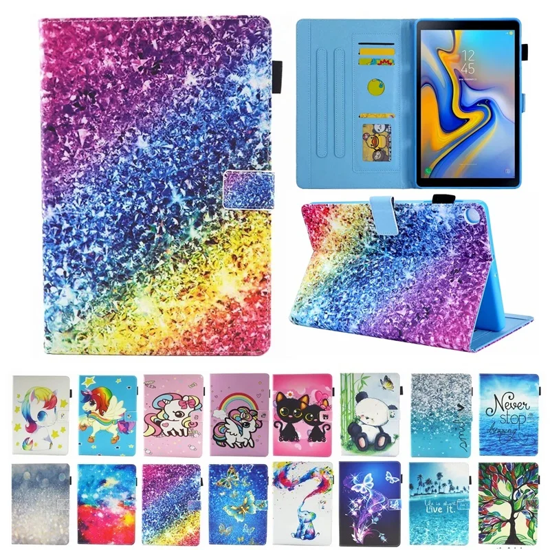 Random Милый кожаный чехол с единорогом для всех-new Kindle чехол для планшета Etui Funda для Amazon Kindle чехол 10th Generation - Цвет: Random
