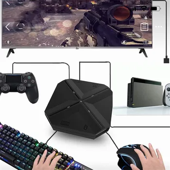 

20% Adapter wireless Controller Keyboard Mouse Converter For PC For NS Switch/PS4 ABS Converter Phone Gaming USB PC Adapter
