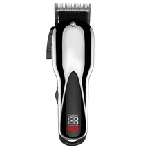 Профессиональная Парикмахерская Машинка для стрижки волос, электрический триммер для волос для мужчин, lcd электрическая машина для резки волос, шнур, беспроводная стрижка, две скорости