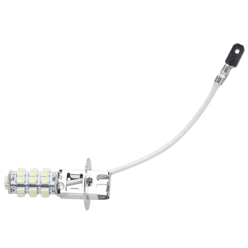 3 Вт DC12V Белый H3 28SMD 3528 1210 светодиодный светильник, светодиодный светильник, 3 Вт, светодиодная лампа, светильник сигнала поворота, головной светильник, противотуманная фара, 2 шт