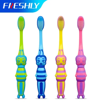 

FRESHLY Toothbrush Bee Handle with Utra Soft Bristles Health Brush for Oral Care Oral Efficient Cleaning
