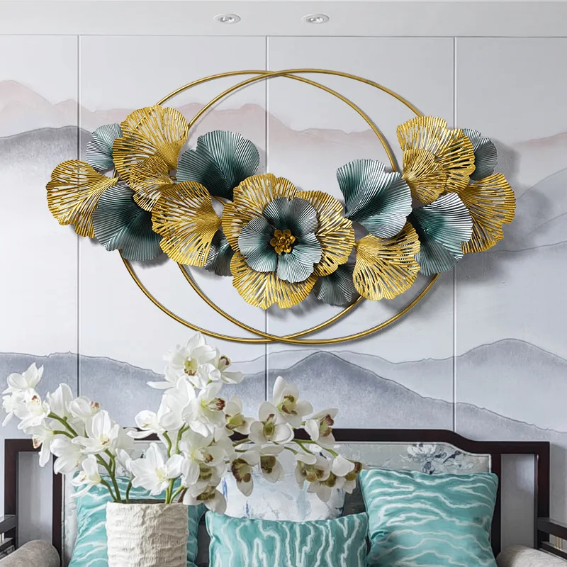 American sofa light luxury wall hanging porch living room background creative pendant bedroom home decoration mural | - Цена: 