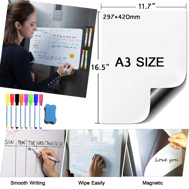 Soft Magnetic Sheet Drawing Board, Soft Magnetic Sheet A3