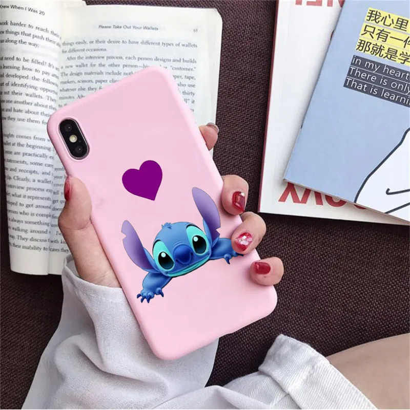 Phone Case Cartoon Cute Stich Stitch For huawei p30 lite p20 p10 mate 20 pro 10 lite honor 20 9 10 lite Soft Silicone Cover case - Цвет: FHSR-23516