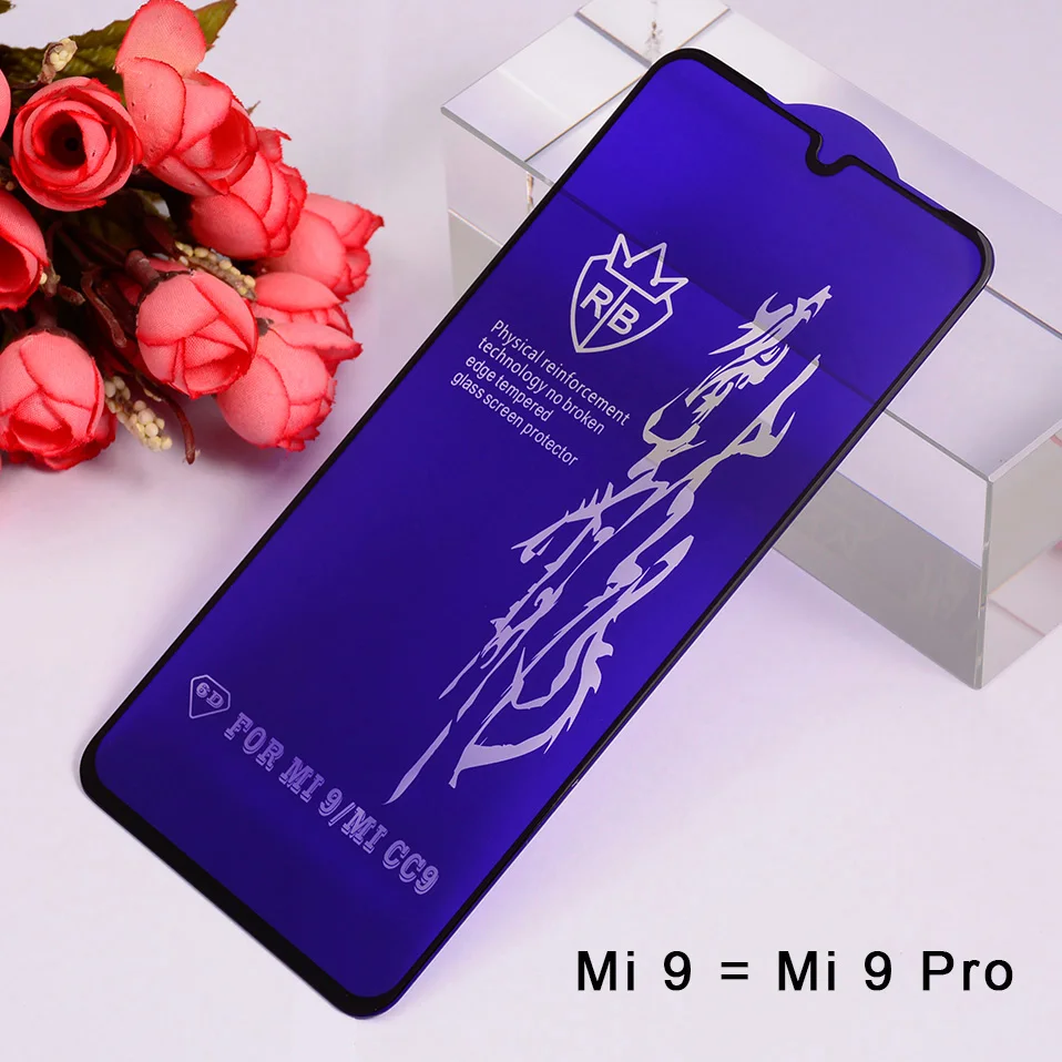 6D стекло для Xiaomi mi A3 mi9 9 Pro SE 9t A2 Lite CC9 закаленное стекло для защиты экрана для Xiaomi mi 9 Red mi Note 8 Pro 8t 8a 7A