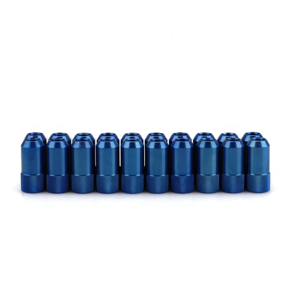 20 PCS 42mm Length Racing Lug Nuts d1 Alloy Aluminum 7075-t6 m12x1.5 Aftermarket Wheel Nut Jdm Accessories