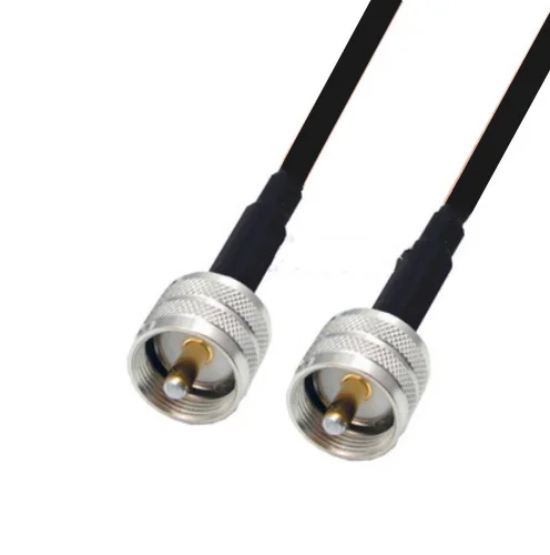 Spina Maschio Uhf A Uhf Pl259 Adattatore Maschio Ad Angolo Retto Rf Pigtail Rg174 Jumper Cable