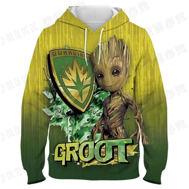 St.Louis Blues NHL Hockey Groot Marvel Guardians Of The Galaxy Youth Hoodie