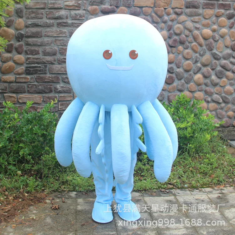 Ocean Mascot Pink Blue Jellyfish Costumes Walking Octopus Cartoon Doll  Costume Dolphin Costume for Halloween Carnival - AliExpress