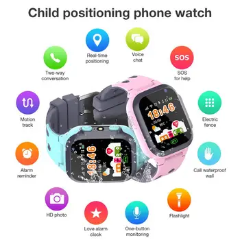 

Q16 Life Waterproof Children's Watch 1.44" Camera GPS Positioning SIM Card Smart Watch With Breathing Light USB APP Phone Watch