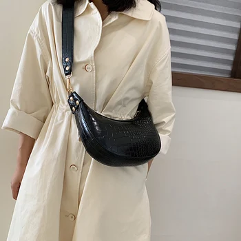 

Vintage Fashion Female Tote bag 2019 New High Quality Leather Women's Designer Handbag Crocodile pattern Shoulder Messenger Bags