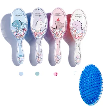 

Cartoon Kids Airbag Comb Hairdressing Comb Anti-static Hair Brush Glitter Massage Comb Beauty Salon Hair Styling Tools Gift