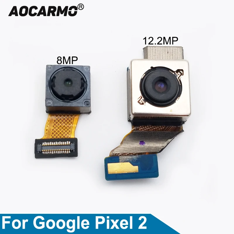 Aocarmo фронтальная камера для Google Pixel 2 модуль задней камеры большой гибкий кабель