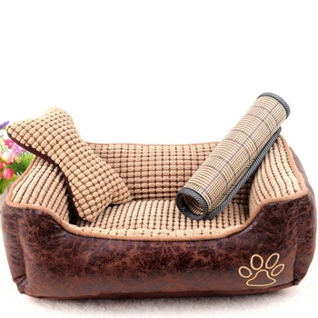 

2020 Summer Bed-House Beds Cushion Cat-Mat Dog Kennel Round Cute Pet-Cat Cama Warm Small Winter