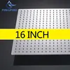 16 Inch Large Square Rain Shower Head Stainless Steel High Pressure Shower Head Polished Finish Ultrathin Bathroom Accessories 1