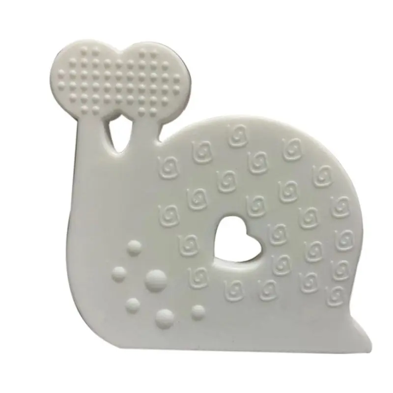 Cartoon Silicone Baby Teether Cute Snails Shape Newborn Kids Teething Molar Toy