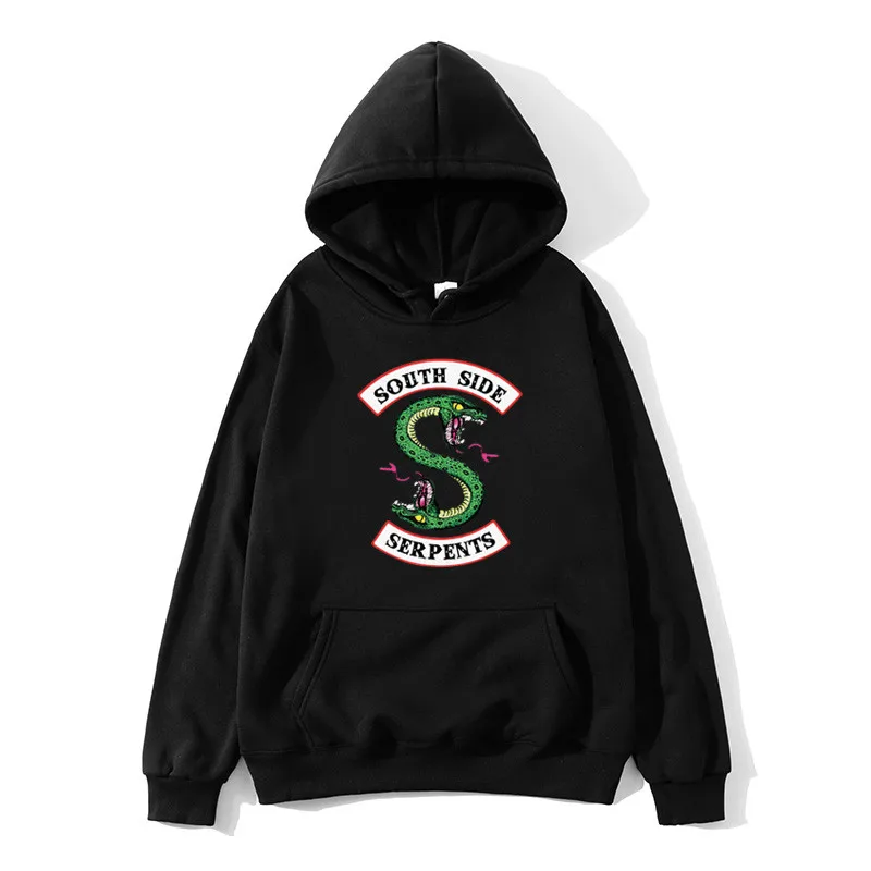 Ривердейл Толстовка Для мужчин женщин &quotSouth Side Serpents&quot Harajuku ривердейл Southside для