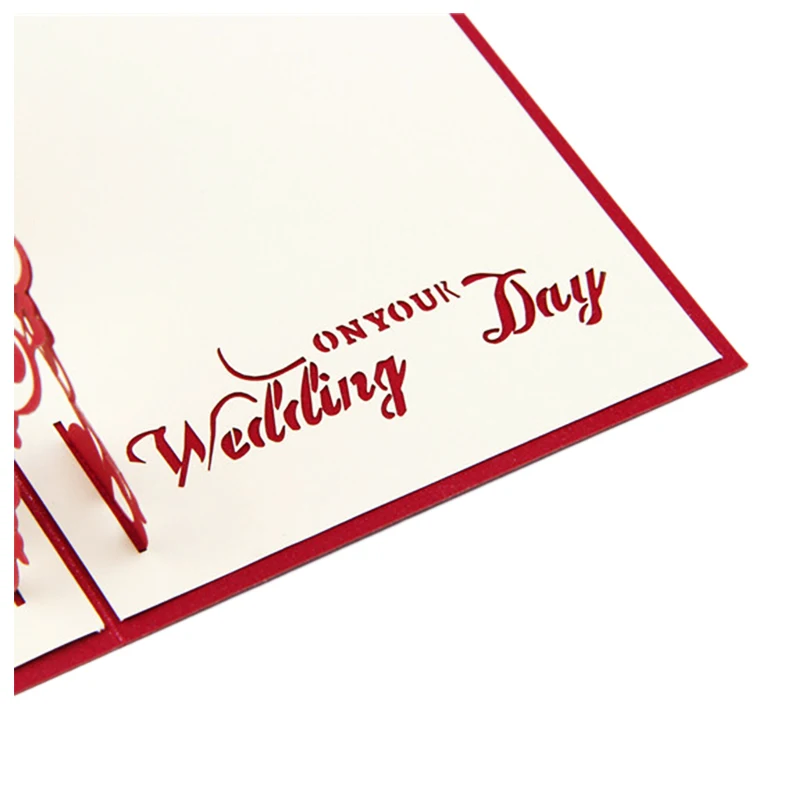 3D всплывающие открытки на день рождения открытка подарок открытка свадьба любовь мемориальная карточка