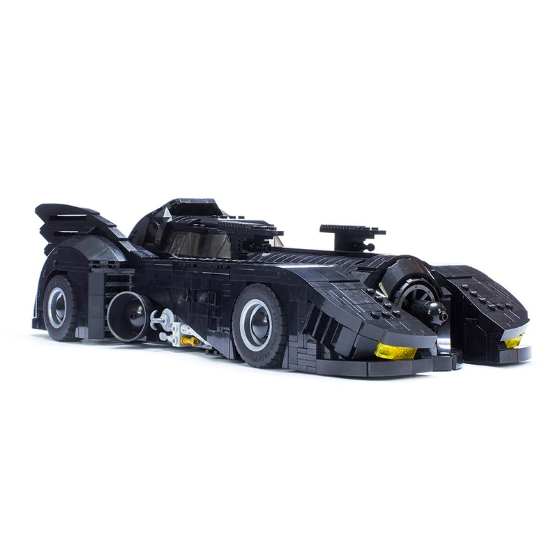 BuildMoc Лига Справедливости Бэтмен UCS Batmobile 1989 Final 30 Diecasts игрушка автомобиль модель