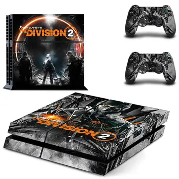 

The Division 2 Full Cover Faceplates PS4 Skin Sticker Decal For PlayStation 4 Console & Controllers PS4 Skin Sticker Vinyl