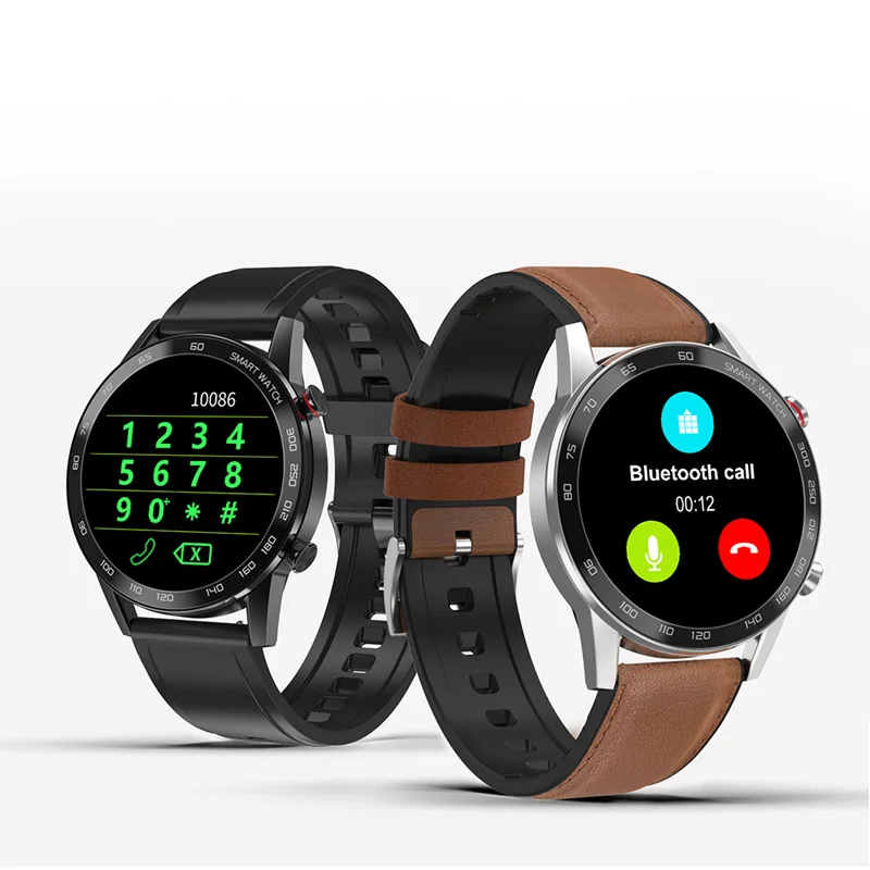 

New SmartWatch IP68 Waterproof Bluetooth Call ECG PPG Android Monitor Sleep Heat For iOS Rate 1.3inch Smartwatch Tracker Fitness