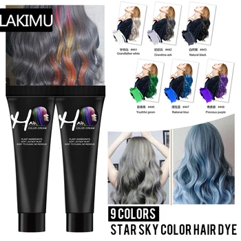 

LAKIMU Hair Color Wax Fashion Unisex Molding Paste Hair Color Dye Wax DIY Hair Color Wax Hair Colour Hair Paint Wax Easy To Wash
