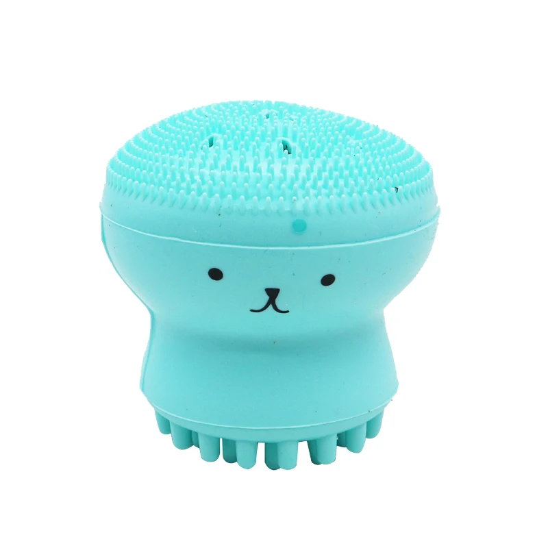 Силиконовая Очищающая щетка для лица Очиститель пор отшелушивающая мытья скраба