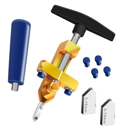 8 pces profissional fácil glide cortador de telha de vidro 2 em 1 cerâmica telha de corte de vidro de uma peça cortador portátil ferramenta de corte