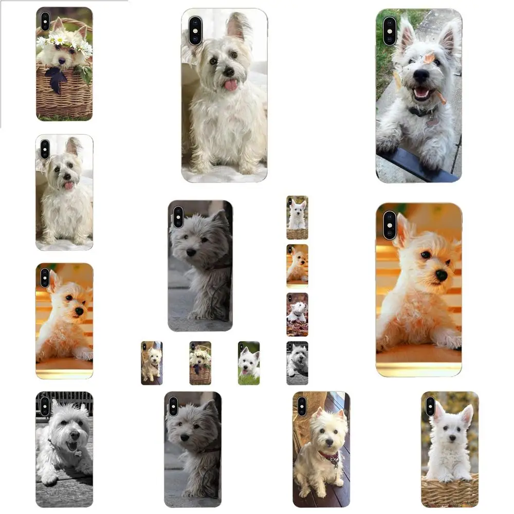 Мягкий чехол для телефона West Highland White Terrier из ТПУ кожаный Motorola Moto G G2 G3 G4 G5 G6 G7 Plus |
