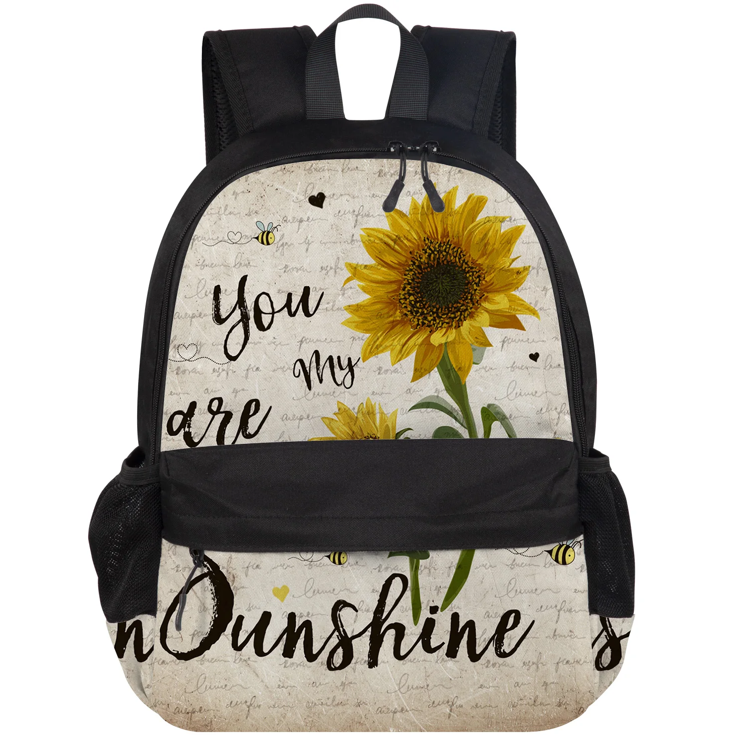 Рюкзак You Are My Sunshine для студентов колледжа, износостойкий рюкзак для ноутбука, сумка для книг, повседневные спортивные сумки, школьная сумка