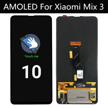 

6.39" AMOLED FOR Xiaomi Mi MIX3 Mi Mix 3 LCD Display+Touch Screen Digitizer Replacement Accessories