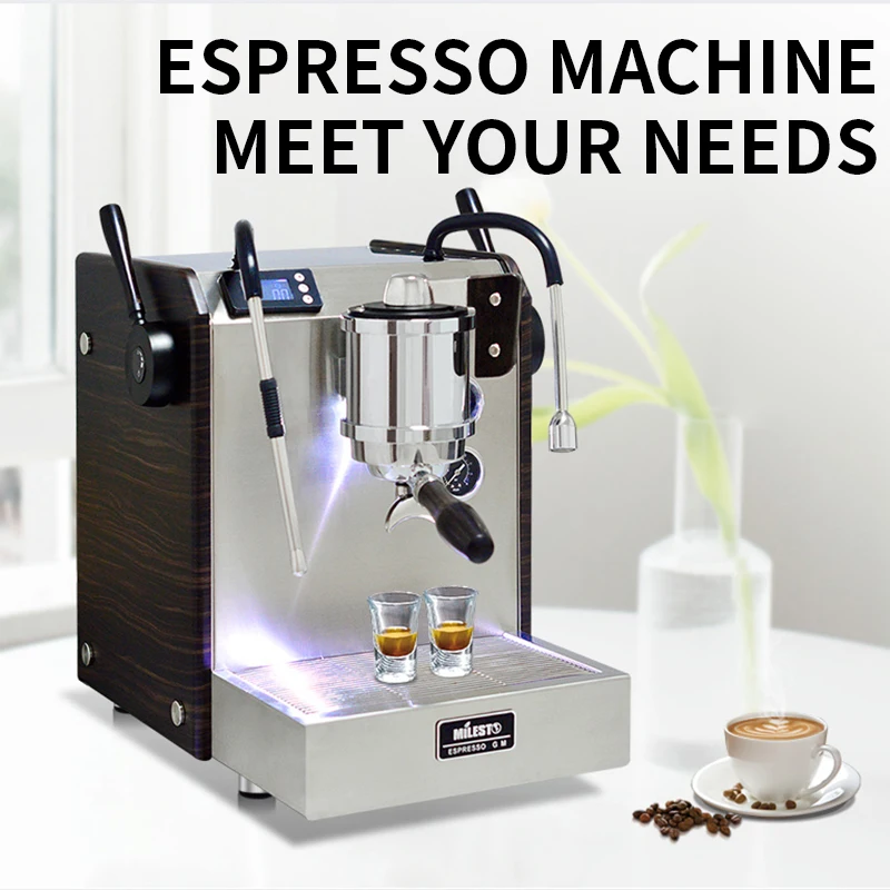 9bar Semiautomatic Italian Coffee Machine Em30 Commercial Household