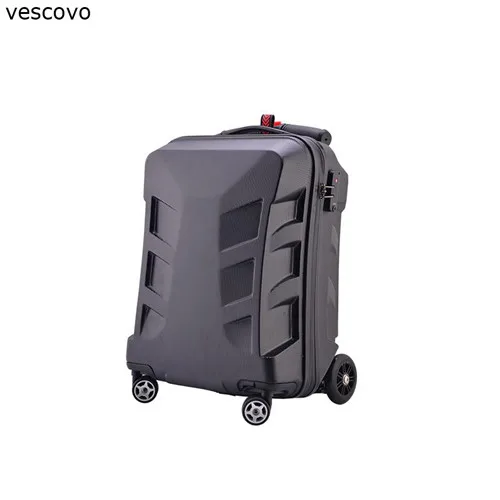 Vescovo 21 дюймов Трансформеры PC для мужчин Дорожный чемодан скутер высокого качества тележка для багажа на колесах сумка на колесах - Цвет: 7