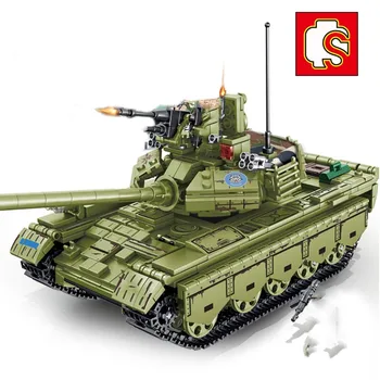 

SEMBO BLOCK Military set Enemy Force 59 Tank Building Blocks Tank Children Assemble kits toys for kids boy Toys Birthday Gifts