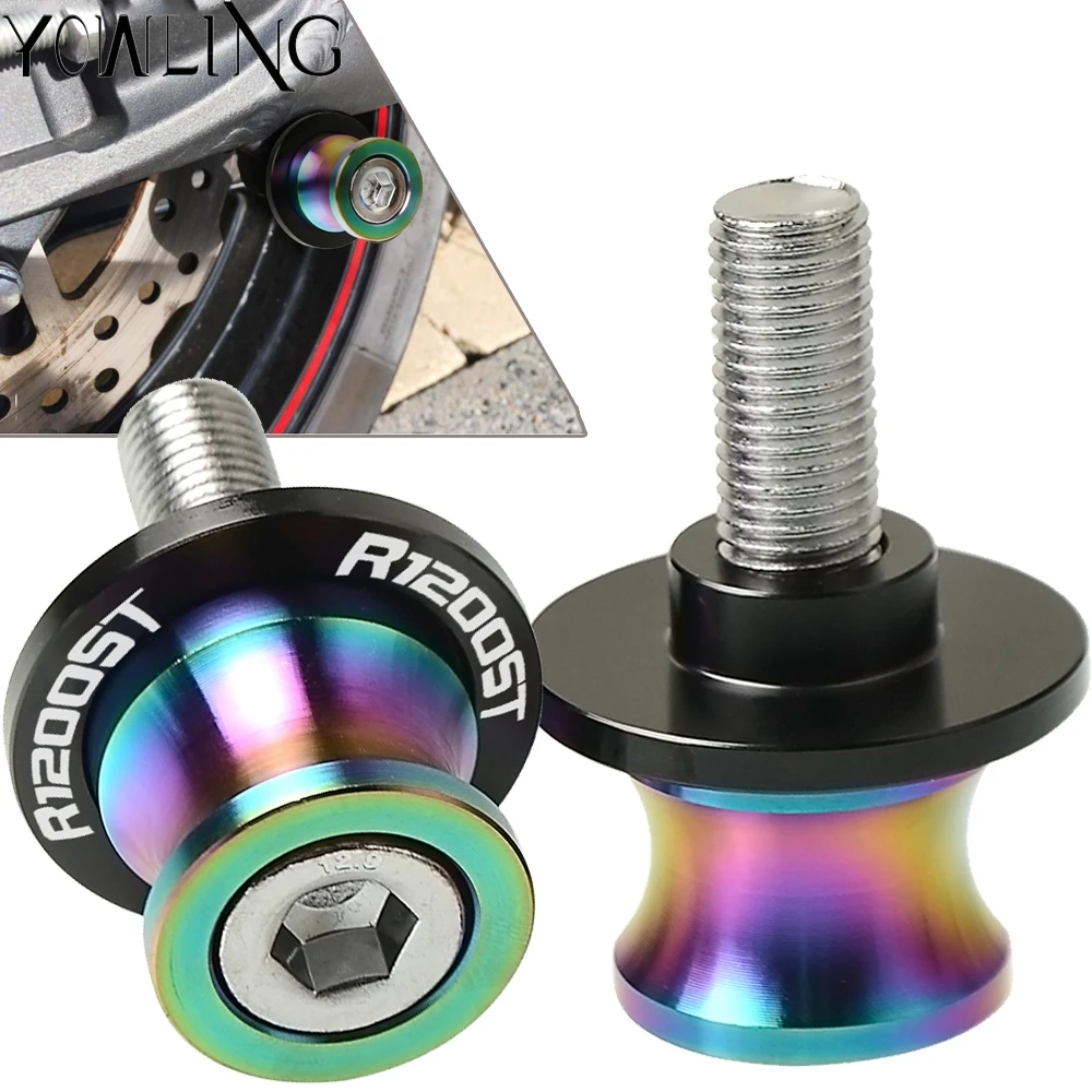 

8mm Swingarm Stand Screws CNC Motorcycle Swing Arm Spools Sliders bobbins FOR BMW R1200ST R 1200 ST 2005 2006 2007 2008 2009
