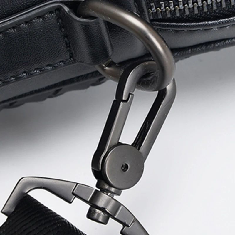 Сумка мужская тканый портфель большая через плечо модная вместительная 1" Сумка для компьютера черная