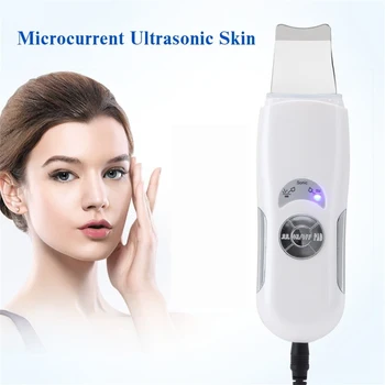 

Ultrasonic Vibration Skin Cleaner Blackhead Acne Facial Skin Care Pore Cleaner Cleanser-Facial Massage Exfoliating Machine Feecy