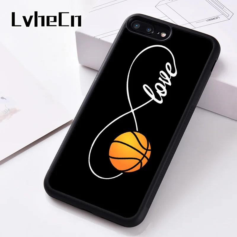 LvheCn силиконовый чехол для телефона iPhone 6 6S 7 8 Plus 5 дюймов | Мобильные телефоны и