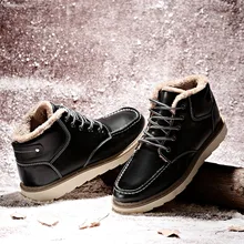 Мужские ботинки; мужские Ботинки Martin в винтажном стиле с добавлением хлопка; зимние модные кожаные ботинки с добавлением хлопка;# YB40