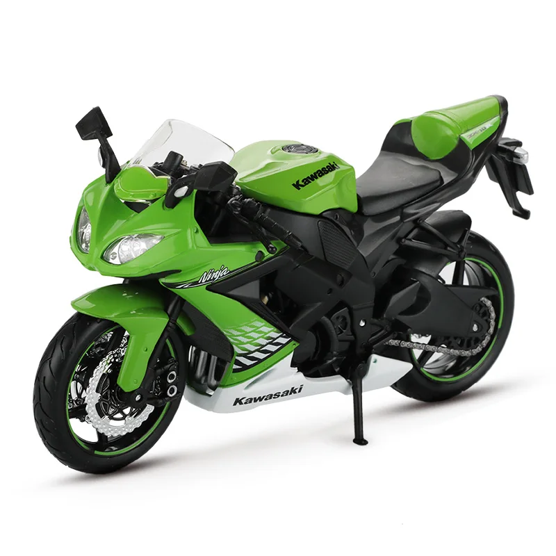 Maisto 1:12 сплав модель мотоцикла Игрушка Мотоцикл Ниндзя H2R CBR600RR YZF-R1 модели гоночных автомобилей Машинки Игрушки для детей - Цвет: ZX-10R 2010