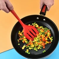 Spatule tourneuse en Silicone, pelle à frire, œuf, poisson, poêle à frire, tourneurs à fente, ustensiles de cuisine antiadhésifs, accessoires de cuisine 4