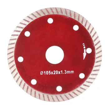 

New Diamond Cutting Disc Saw Blade Turbo Diamond Blade 8 Cooling Holes 20mm Angle Grinder Engineering Architect 105*1.0*20mm