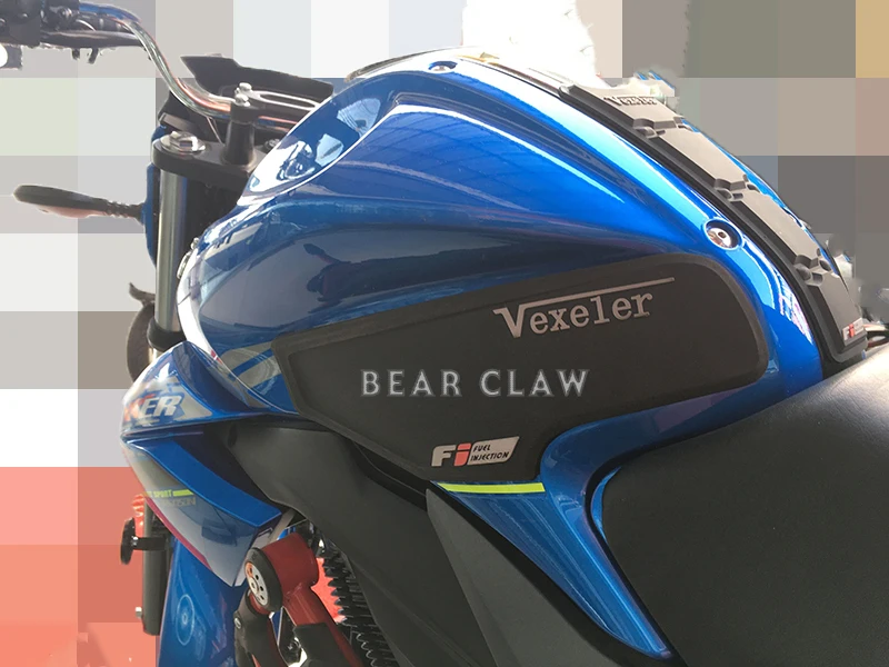 Для Suzuki 150 мотоцикл Высокое качество бак мотоцикла тяги Сторона Pad газа топлива колено Ручка Наклейка