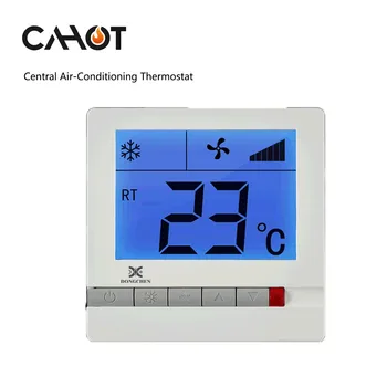 

CAHOT Central Air-Conditioning Temperature Controller Big Screen Stylish White Thermostat