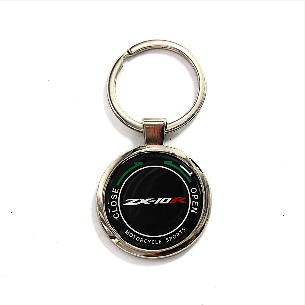 

Motorcycle keychain key Ring with logo for Kawasaki ZX10R ZX-10R